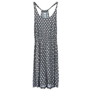 Old Navy Aztec Geo Print Halter Soft Stretch Casual Dress Black White Size Small